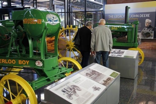 An included ACL tour in Davenport, IA, takes in the John Deere Pavilion, featuring the world's largest display of John Deere agriculture, construction and forestry equipment