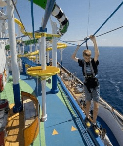 Sunshine ropes course